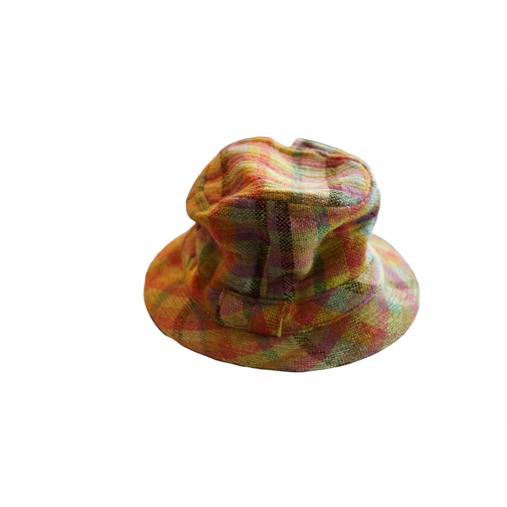 Norm Thompson Wool Hat Escape From The Ordinary Plaid Bucket Hat